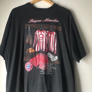 Vintage Nutmeg Bayern Munchen T-Shirt XL 90s